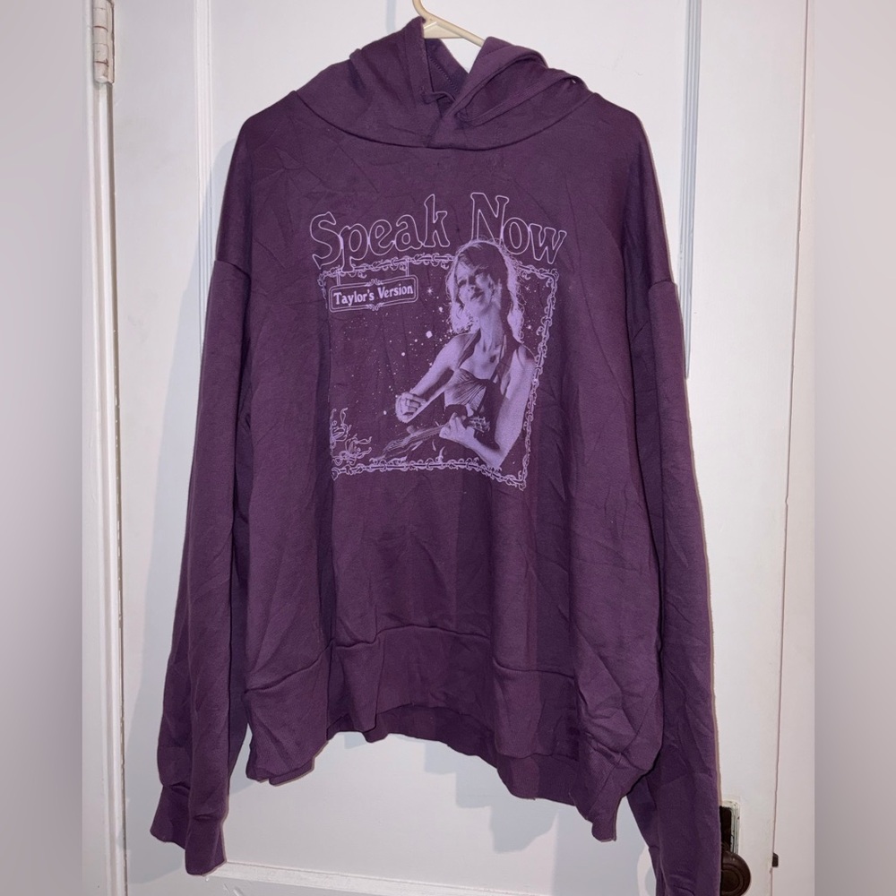 Taylor swift speak now Purple Graphic Women's Sweater